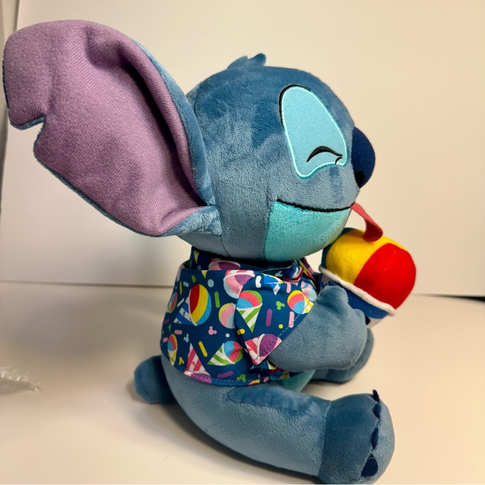NWT. Disney Stitch Attacks Snacks Plush – Shaved Ice. Approx. 12”H. stitch aloha - Picture 5 of 14